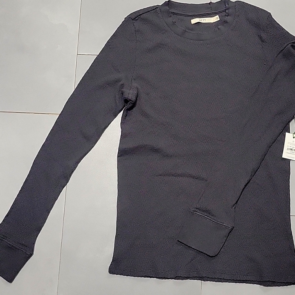 AE77 long-sleeved black thermal shirt  size L